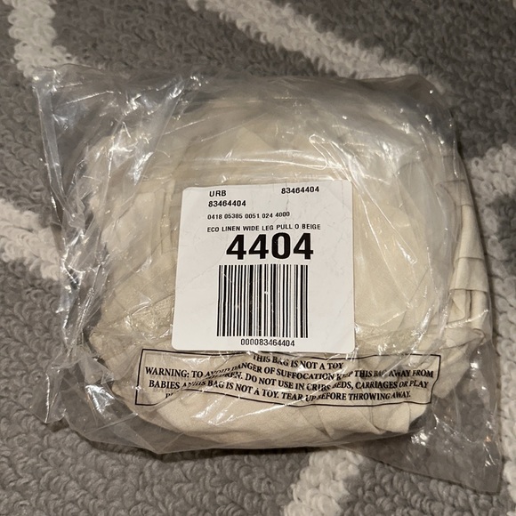 Urban Renewal Made In LA Eco Linen Wide Leg Pull-On Beach Pant - Picture 4 of 5